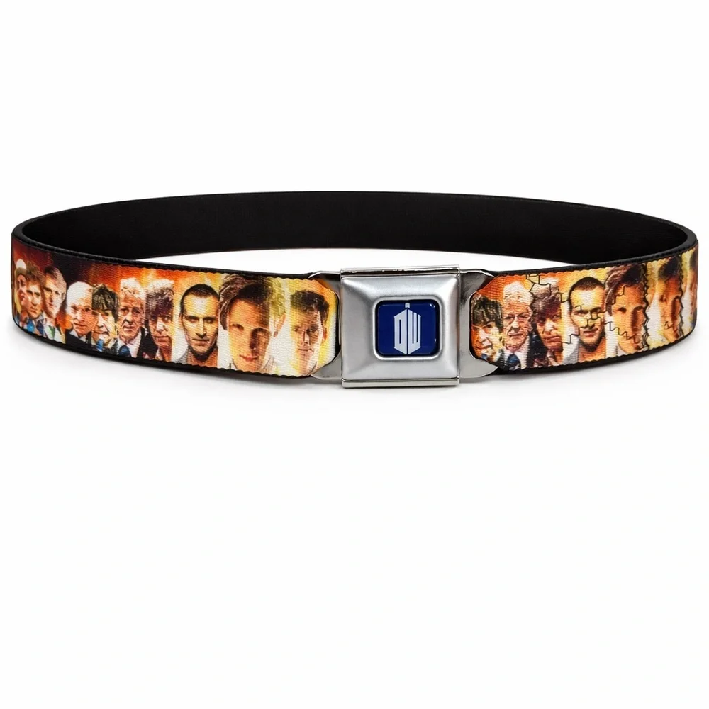 Buckle-Down Multicolor Belt with Silver Buckle - Picture 2 of 8